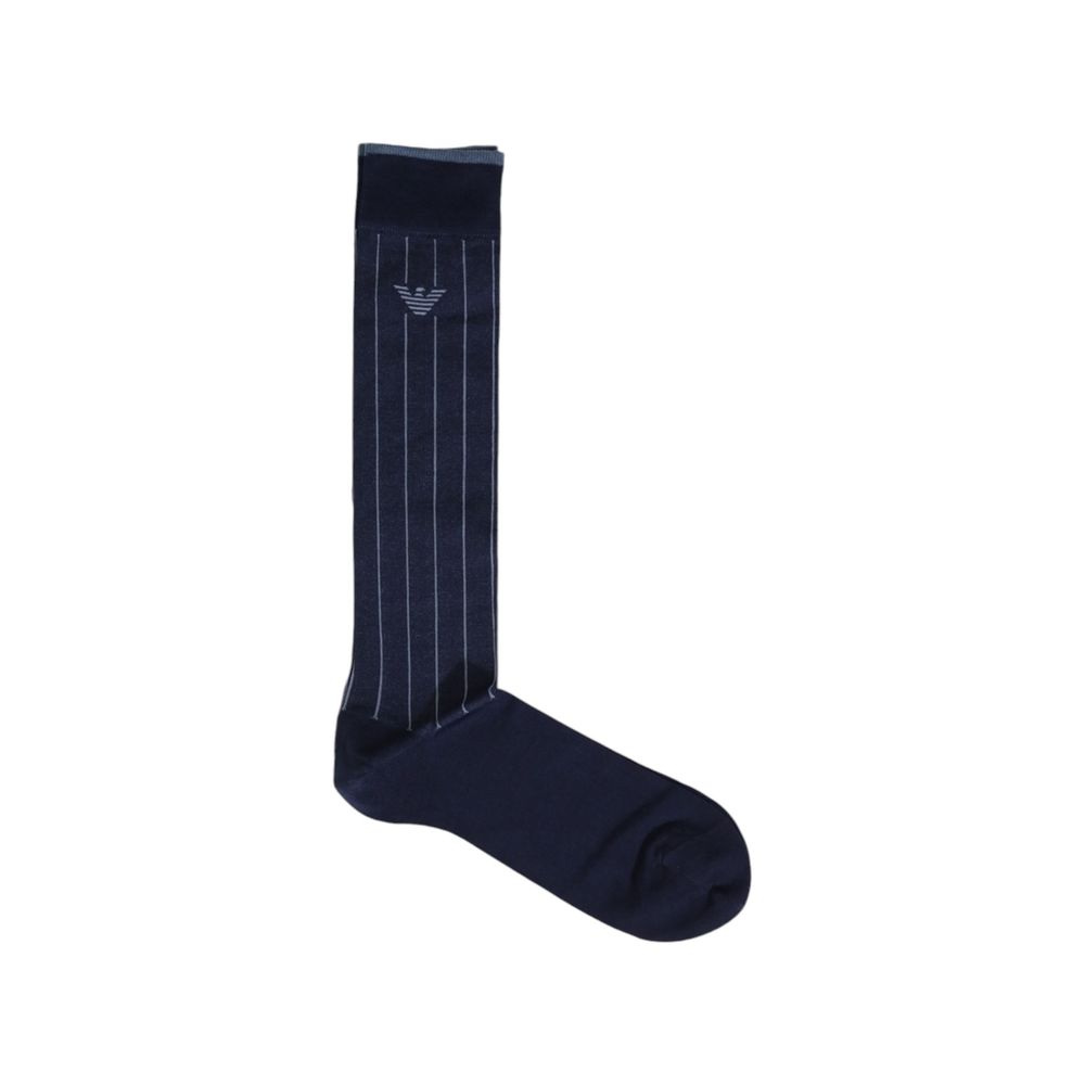 Emporio Armani Underwear Blue Cotton Sock - MARANOS