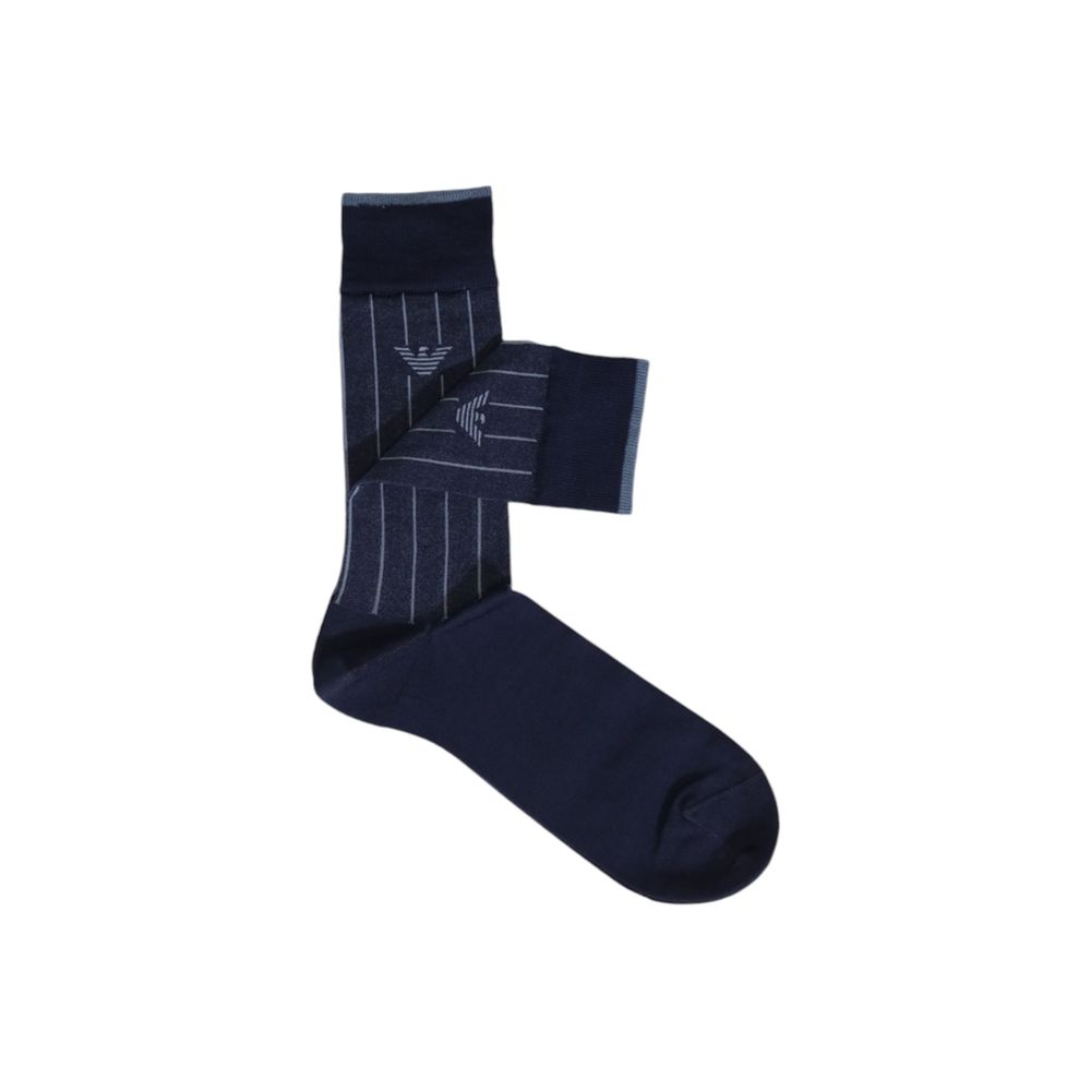 Emporio Armani Underwear Blue Cotton Sock - MARANOS