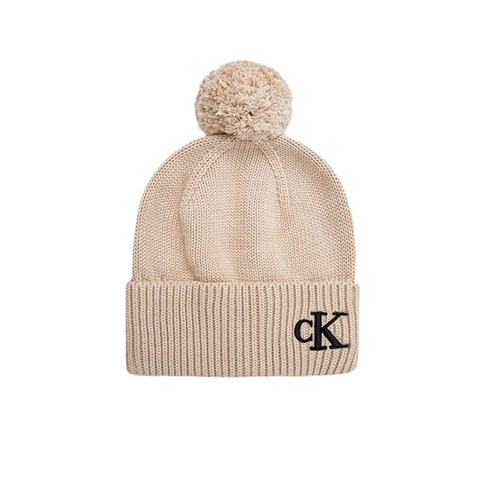 Calvin Klein Beige Cotton Hat - MARANOS
