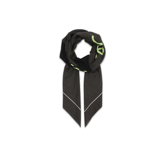 Calvin Klein Black Organic Cotton Scarf - MARANOS