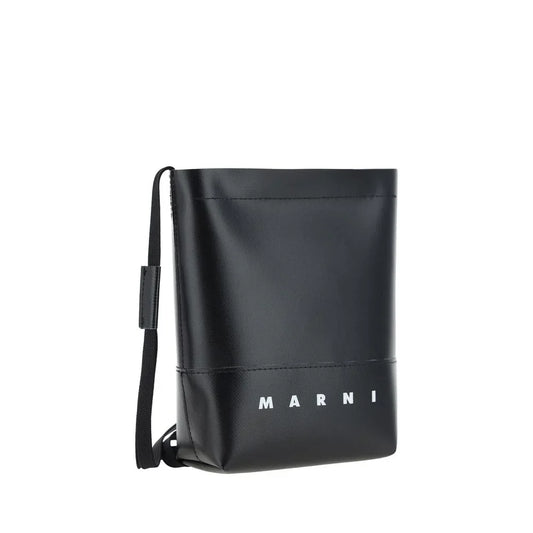 Marni schoudertas in gecoate canvas - MARANOS