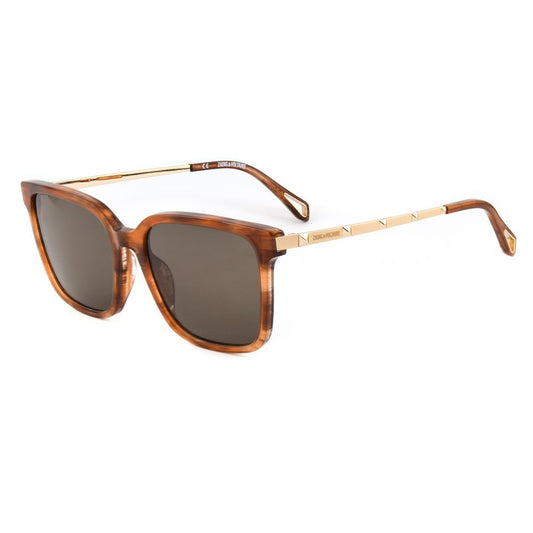 Zadig & Voltaire Brown Acetate Sunglasses - MARANOS