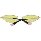 Victoria's Secret zonnebril met goudkleurig montuur en gele glazen