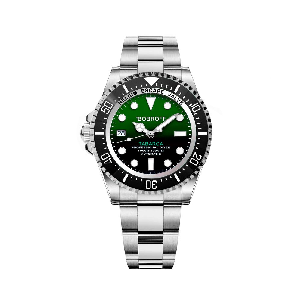 Bobroff Zilver Roestvrij staal Horloge Bobroff