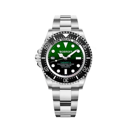 Bobroff Zilver Roestvrij staal Horloge Bobroff