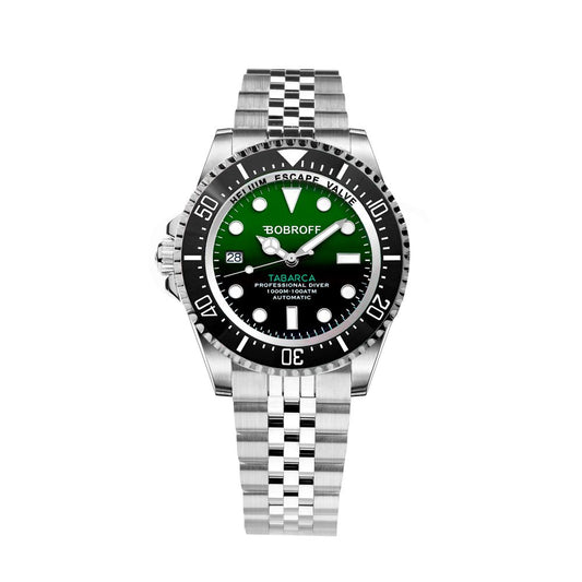 Bobroff Zilver Roestvrij staal Horloge Bobroff