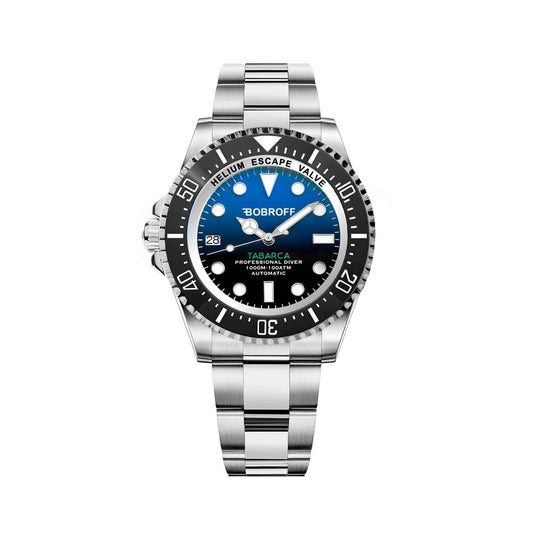 Bobroff Zilver Roestvrij staal Horloge Bobroff