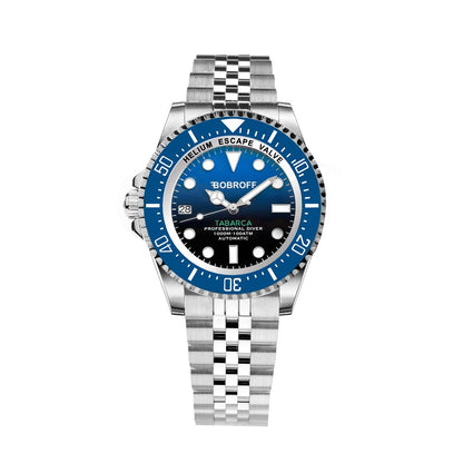 Bobroff Zilver Roestvrij staal Horloge Bobroff