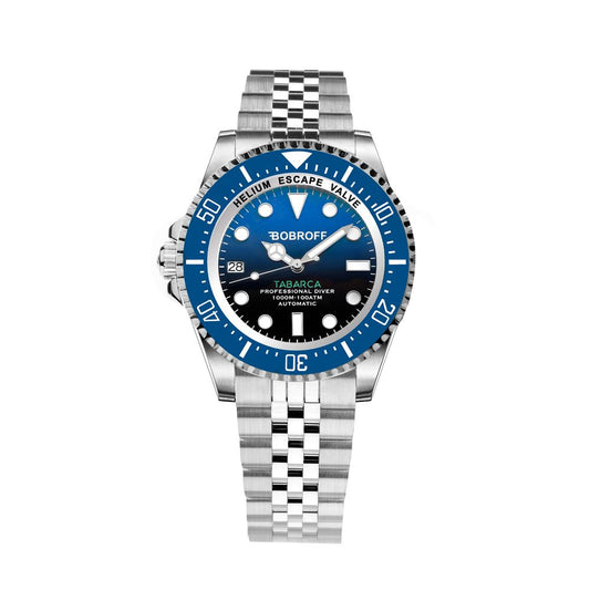 Bobroff Zilver Roestvrij staal Horloge Bobroff