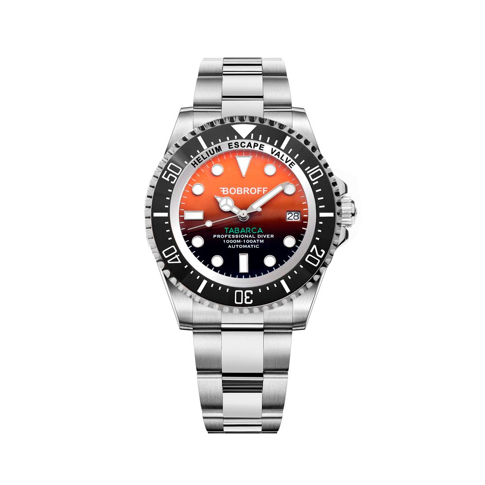 Bobroff Zilver Roestvrij staal Horloge Bobroff