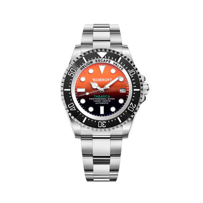 Bobroff Zilver Roestvrij staal Horloge Bobroff