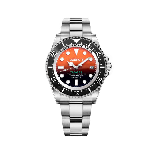Bobroff Zilver Roestvrij staal Horloge Bobroff
