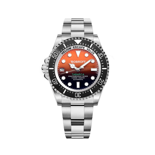 Bobroff Zilver Roestvrij staal Horloge Bobroff