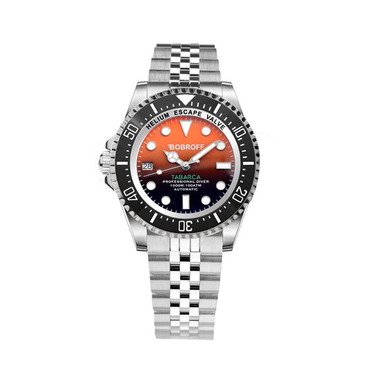 Bobroff Zilver Roestvrij staal Horloge Bobroff