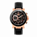Bobroff Black Leather Watch Bobroff