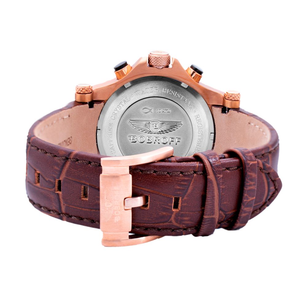 Bobroff Brown Leather Watch Bobroff