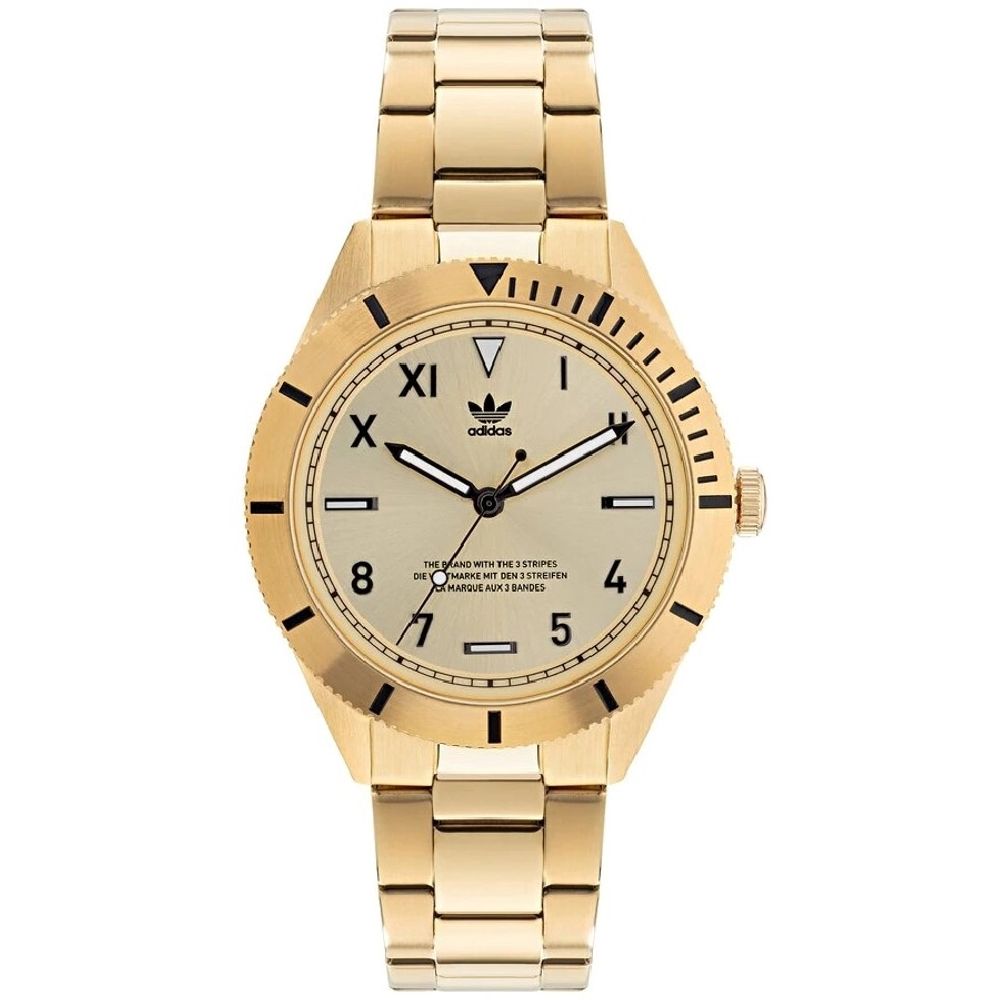 Adidas Gold Stainless Steel Watch - Maranos
