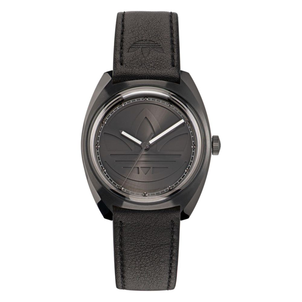 Adidas Black Leather Watch - Maranos