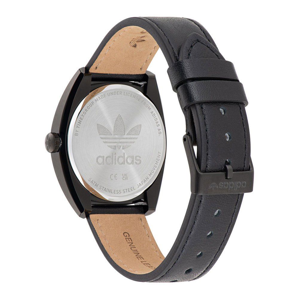 Adidas Black Leather Watch - Maranos