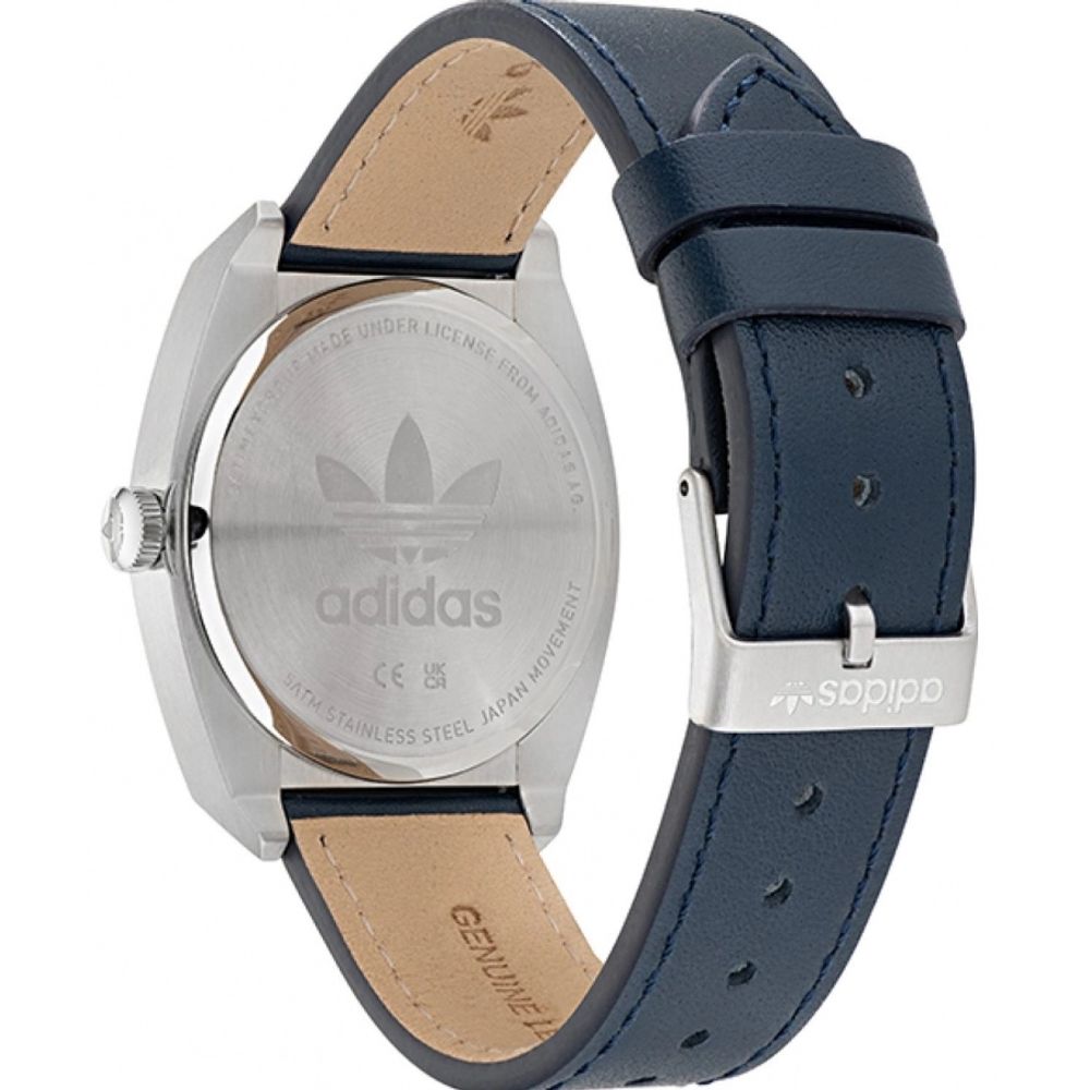 Adidas Blue Leather Watch - Maranos