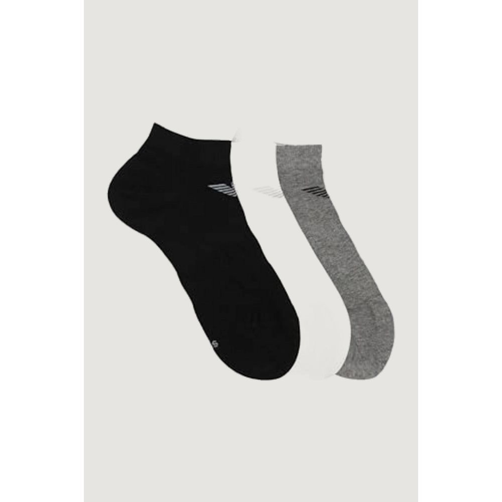 Emporio Armani Underwear Gray Cotton Sock - MARANOS
