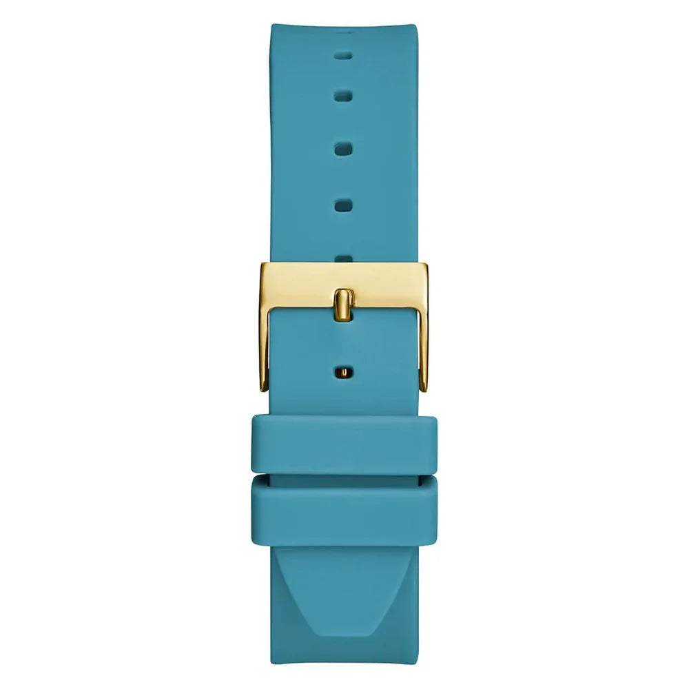 Guess horloge met blauwe siliconen band - MARANOS