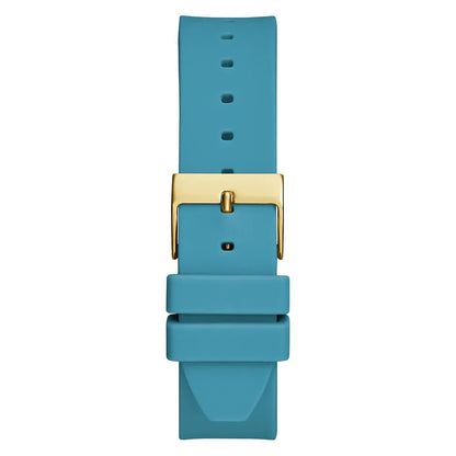 Guess horloge met blauwe siliconen band - MARANOS