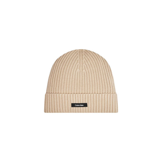 Calvin Klein Beige Organic Cotton Hats & Cap - MARANOS