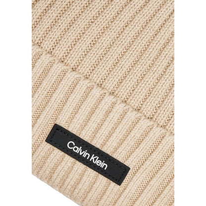 Calvin Klein Beige Organic Cotton Hats & Cap - MARANOS