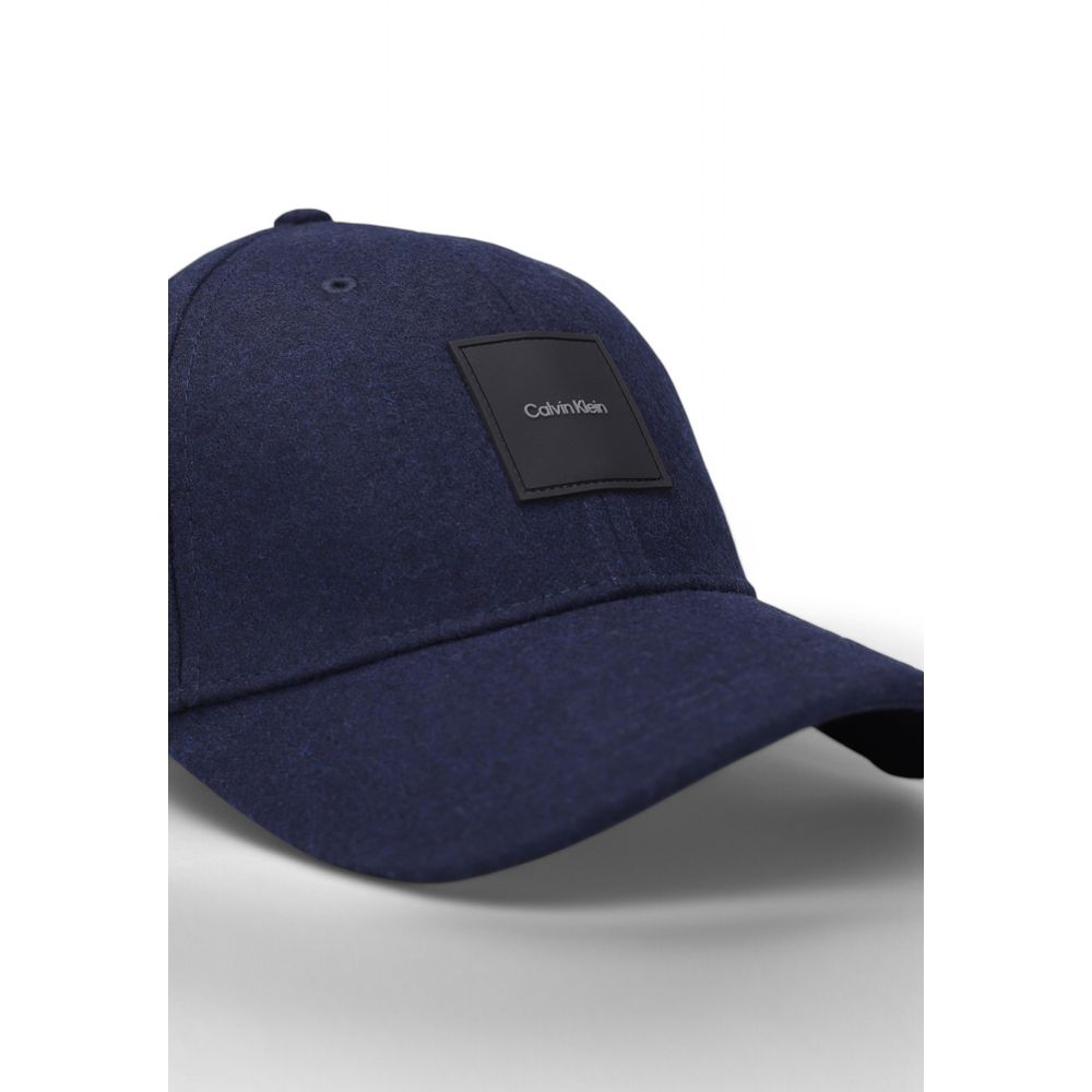 Calvin Klein Blue Wool Hats & Cap - MARANOS