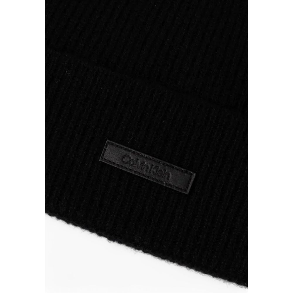 Calvin Klein Black Cashmere Hats & Cap - MARANOS