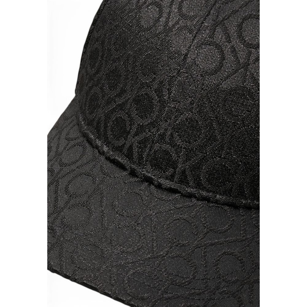 Calvin Klein Black Recycled Polyester Hat - MARANOS