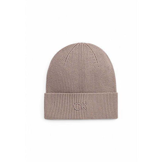 Calvin Klein Beige Organic Cotton Hat - MARANOS