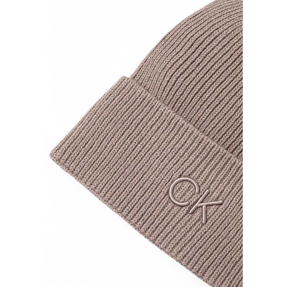 Calvin Klein Beige Organic Cotton Hat - MARANOS