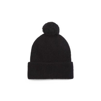 Calvin Klein Black Alpaca Leather Hat - MARANOS