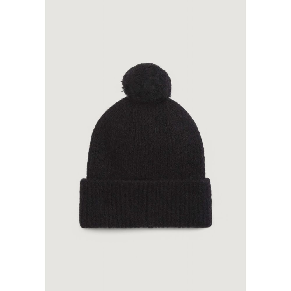 Calvin Klein Black Alpaca Leather Hat - MARANOS
