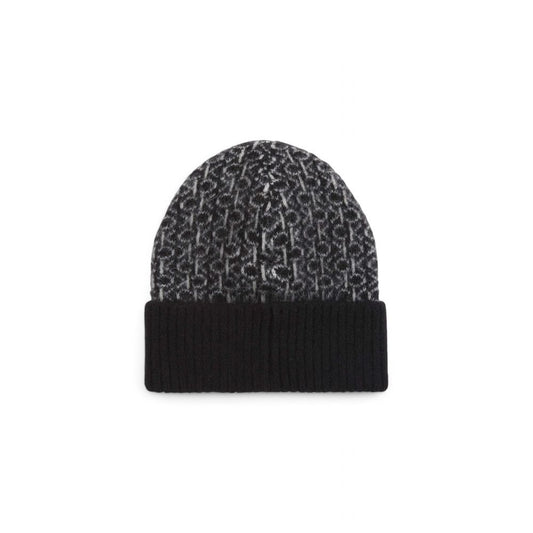 Calvin Klein Black Alpaca Leather Hat - MARANOS