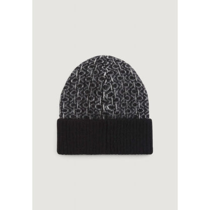 Calvin Klein Black Alpaca Leather Hat - MARANOS