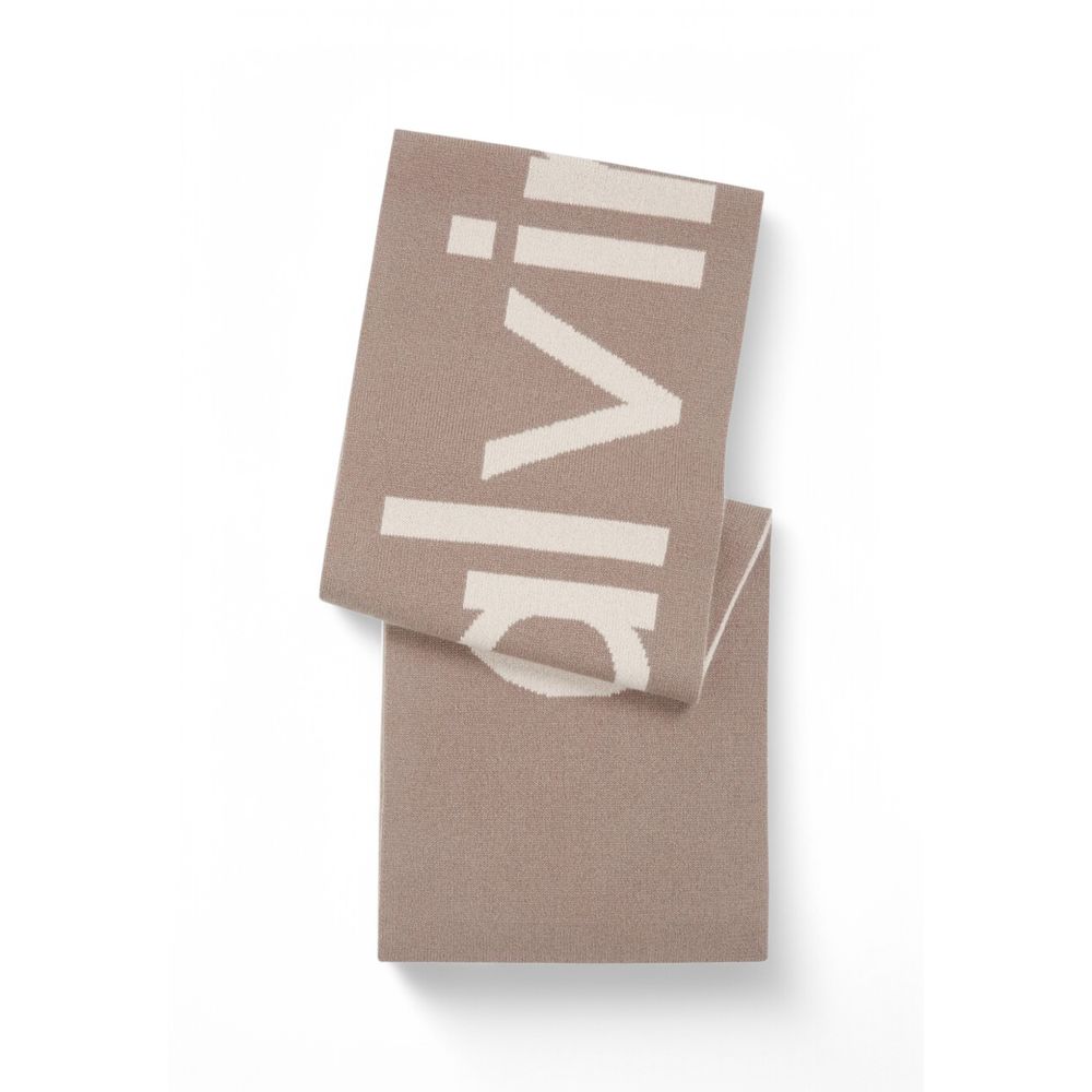 Calvin Klein Beige Wool Scarf - MARANOS