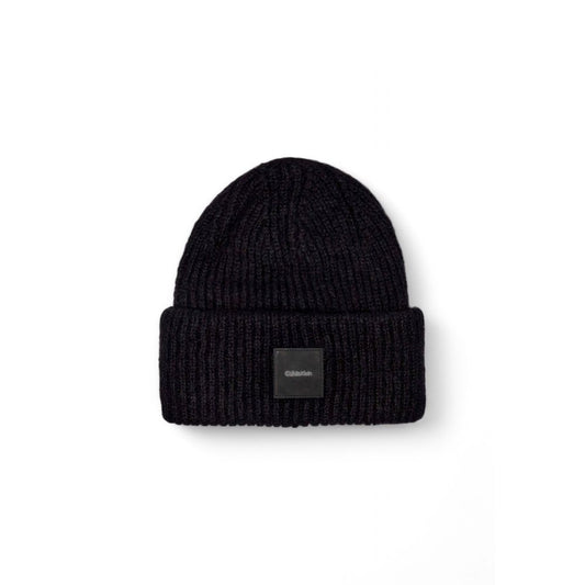 Calvin Klein Black Alpaca Leather Hats & Cap - MARANOS