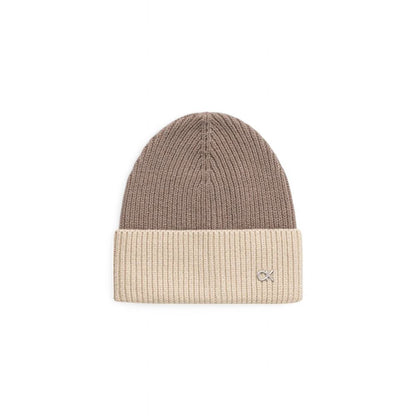 Calvin Klein Beige Wool Hat - MARANOS