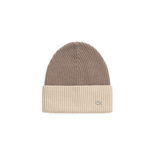 Calvin Klein Beige Wool Hat - MARANOS
