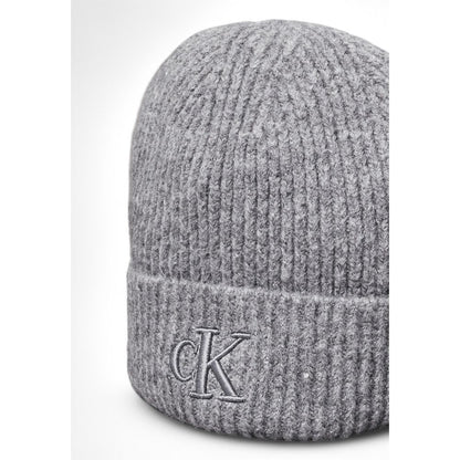 Calvin Klein Gray Acrylic Hat - MARANOS