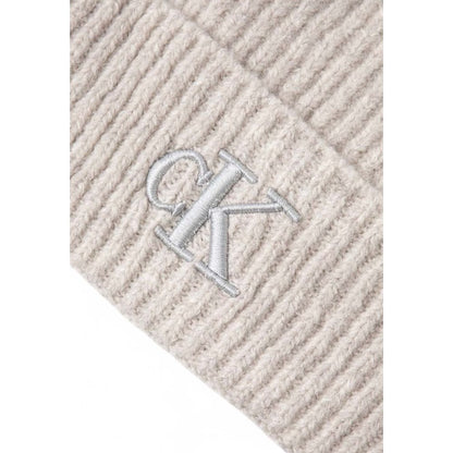 Calvin Klein Gray Acrylic Hat - MARANOS