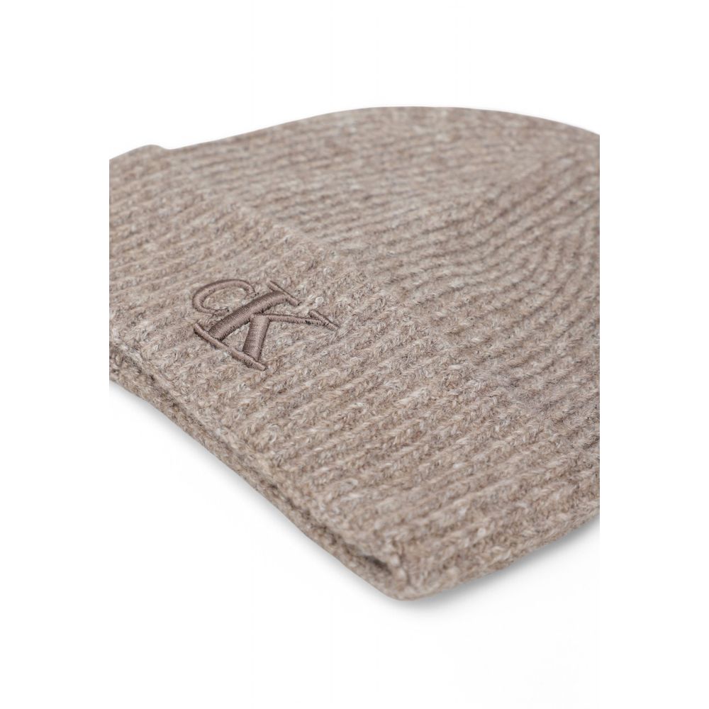 Calvin Klein muts in grijs acrylmix met geborduurd logo Calvin Klein