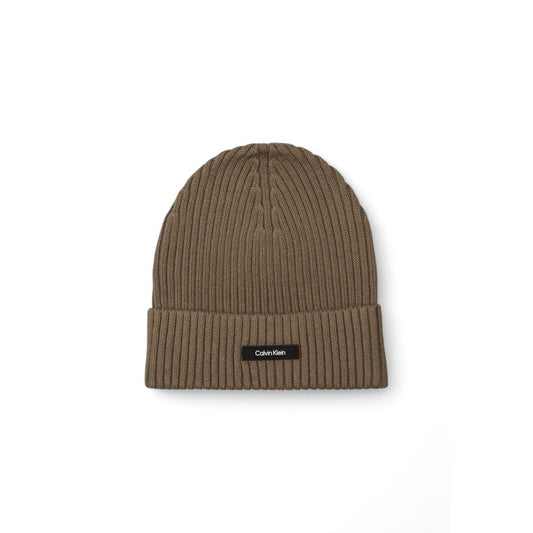 Calvin Klein Beige Organic Cotton Hats & Cap - MARANOS