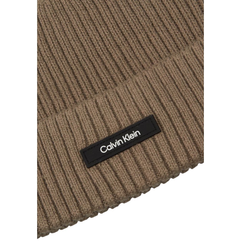 Calvin Klein Beige Organic Cotton Hats & Cap - MARANOS
