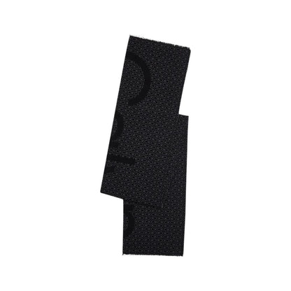 Calvin Klein Black Acrylic Scarf - MARANOS