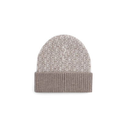 Calvin Klein Beige Alpaca Leather Hat - MARANOS