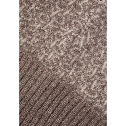 Calvin Klein Beige Alpaca Leather Hat - MARANOS